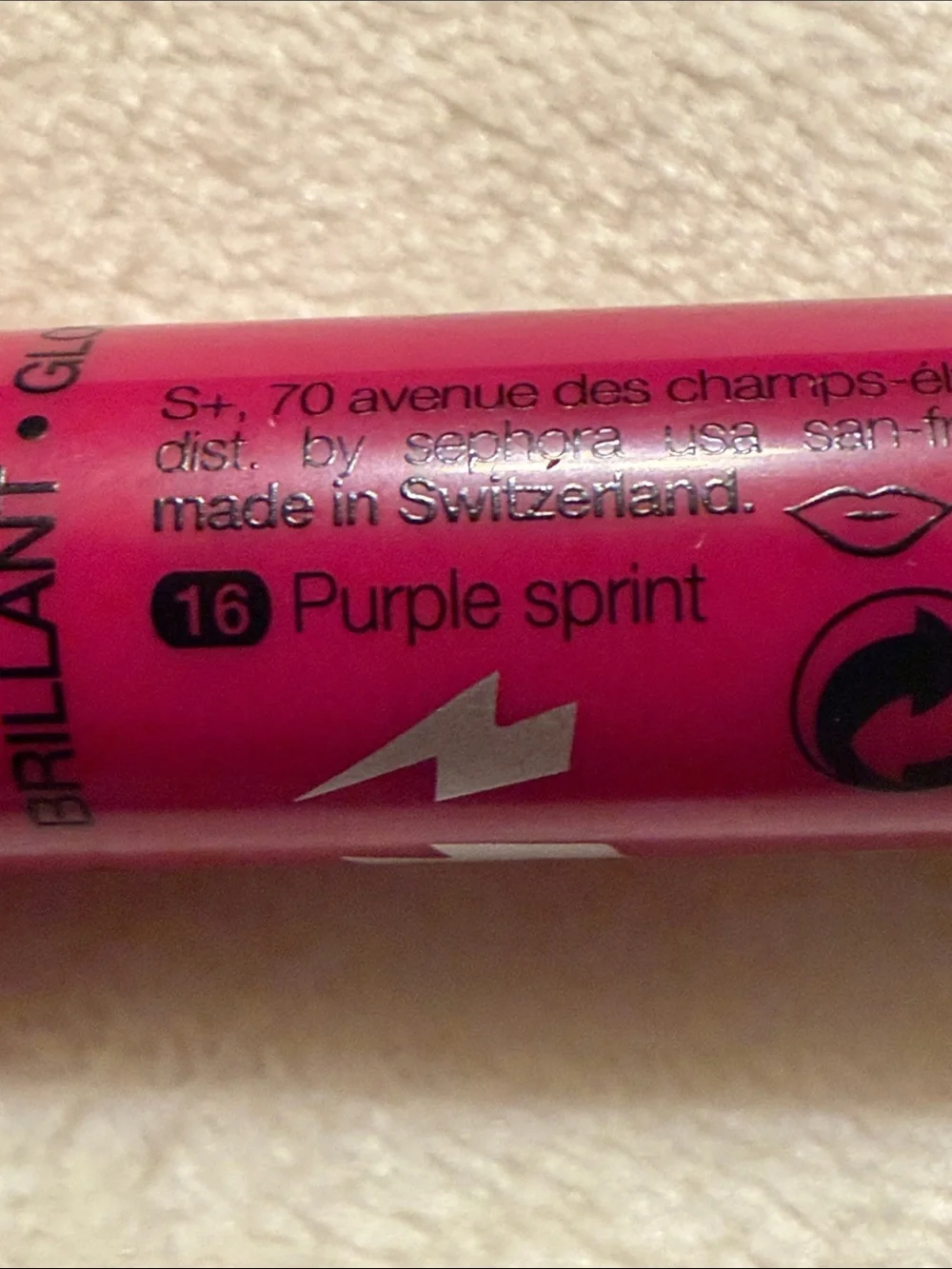 Sephora Flash Jumbo Set of 2 Lip Pencil Purple Sprint 16 & Fast Fuchsia 03 NWOT
